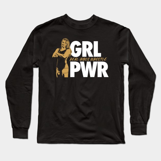 GRL PWR Long Sleeve T-Shirt by AirborneArtist